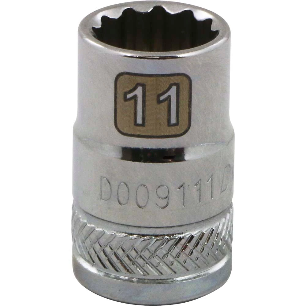 Gray GT-D009111 - 3/8" DRIVE 12 POINT 11MM CHROME SOCKET DRIVING AND FASTENING ACCESSORIES 3 Gray GT-D009111 - 3/8" DRIVE 12 POINT 11MM CHROME SOCKET DRIVING AND FASTENING ACCESSORIES