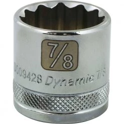 Gray GT-D009428 - 3/8" D 7/8'' 12PT CHROME SOCKET DRIVING AND FASTENING ACCESSORIES