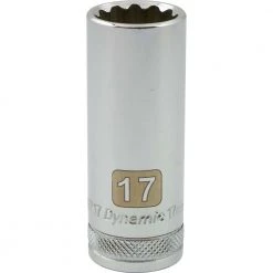 Gray GT-D009717 3/8" D 12POINT 17MM DEEP CHROME SOCKET DRIVING AND FASTENING ACCESSORIES