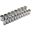 Dynamic GT-D018006 - 19 Piece 12 Point Standard Metric Socket Set 10-28mm