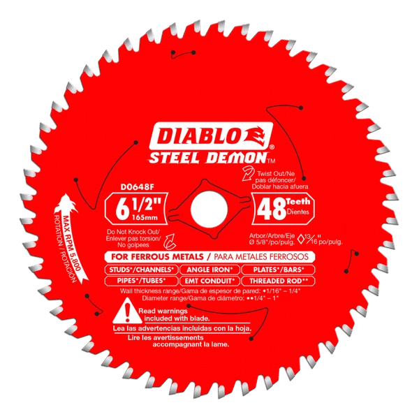 FREUD Diablo 6-1/2" 48T Metal Cutting Blade SALE 3 FREUD Diablo 6-1/2" 48T Metal Cutting Blade SALE