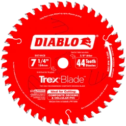 FREUD Diablo 7-1/4" 44T Composite Decking Blade SALE