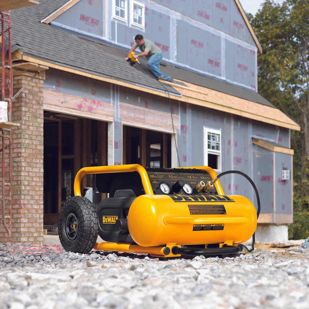 DEWALT D55146 - 1.6 HP CONTINUOUS, 225 PSI, 4.5 GALLON COMPRESSOR 14 DEWALT D55146 - 1.6 HP CONTINUOUS, 225 PSI, 4.5 GALLON COMPRESSOR