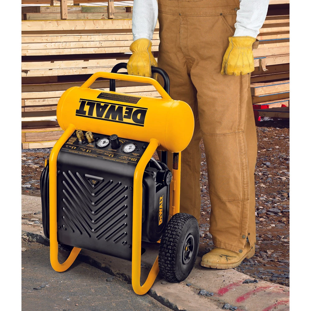 DEWALT D55146 - 1.6 HP CONTINUOUS, 225 PSI, 4.5 GALLON COMPRESSOR 16 DEWALT D55146 - 1.6 HP CONTINUOUS, 225 PSI, 4.5 GALLON COMPRESSOR