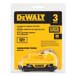 BATTERIES AND CHARGERS DEWALT DCB124 12V MAX* 3AH LITHIUM ION BATTERY 11 BATTERIES AND CHARGERS DEWALT DCB124 12V MAX* 3AH LITHIUM ION BATTERY