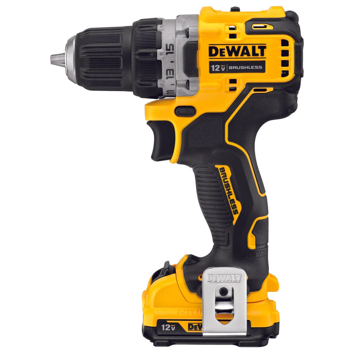 DEWALT DCD701F2 XTREME™ 12V MAX* BRUSHLESS 3/8 IN. CORDLESS DRILL/DRIVER KIT POWER TOOLS 4 DEWALT DCD701F2 XTREME™ 12V MAX* BRUSHLESS 3/8 IN. CORDLESS DRILL/DRIVER KIT POWER TOOLS