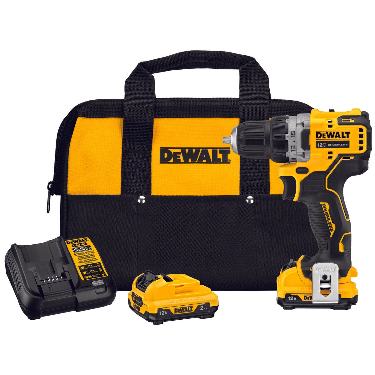DEWALT DCD701F2 XTREME™ 12V MAX* BRUSHLESS 3/8 IN. CORDLESS DRILL/DRIVER KIT POWER TOOLS 3 DEWALT DCD701F2 XTREME™ 12V MAX* BRUSHLESS 3/8 IN. CORDLESS DRILL/DRIVER KIT POWER TOOLS