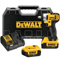 DEWALT DCF880HM2 20-volt MAX Lithium Ion 1/2-Inch Impact Wrench Kit With Hog Rin