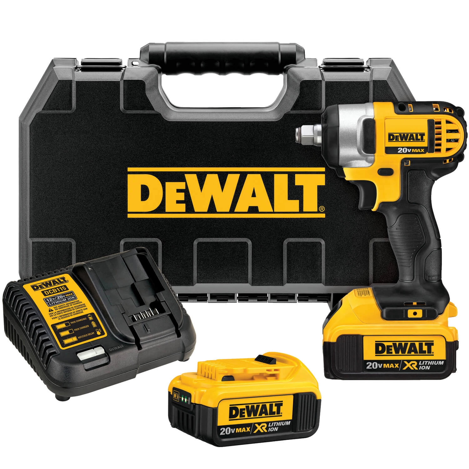 DEWALT DCF880HM2 20-volt MAX Lithium Ion 1/2-Inch Impact Wrench Kit With Hog Rin 3 DEWALT DCF880HM2 20-volt MAX Lithium Ion 1/2-Inch Impact Wrench Kit With Hog Rin