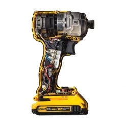 DEWALT DCF887D2 20V MAX XR Li-ion 2.0 Ah Brushless 0.25" 3-Speed Impact Driver K
