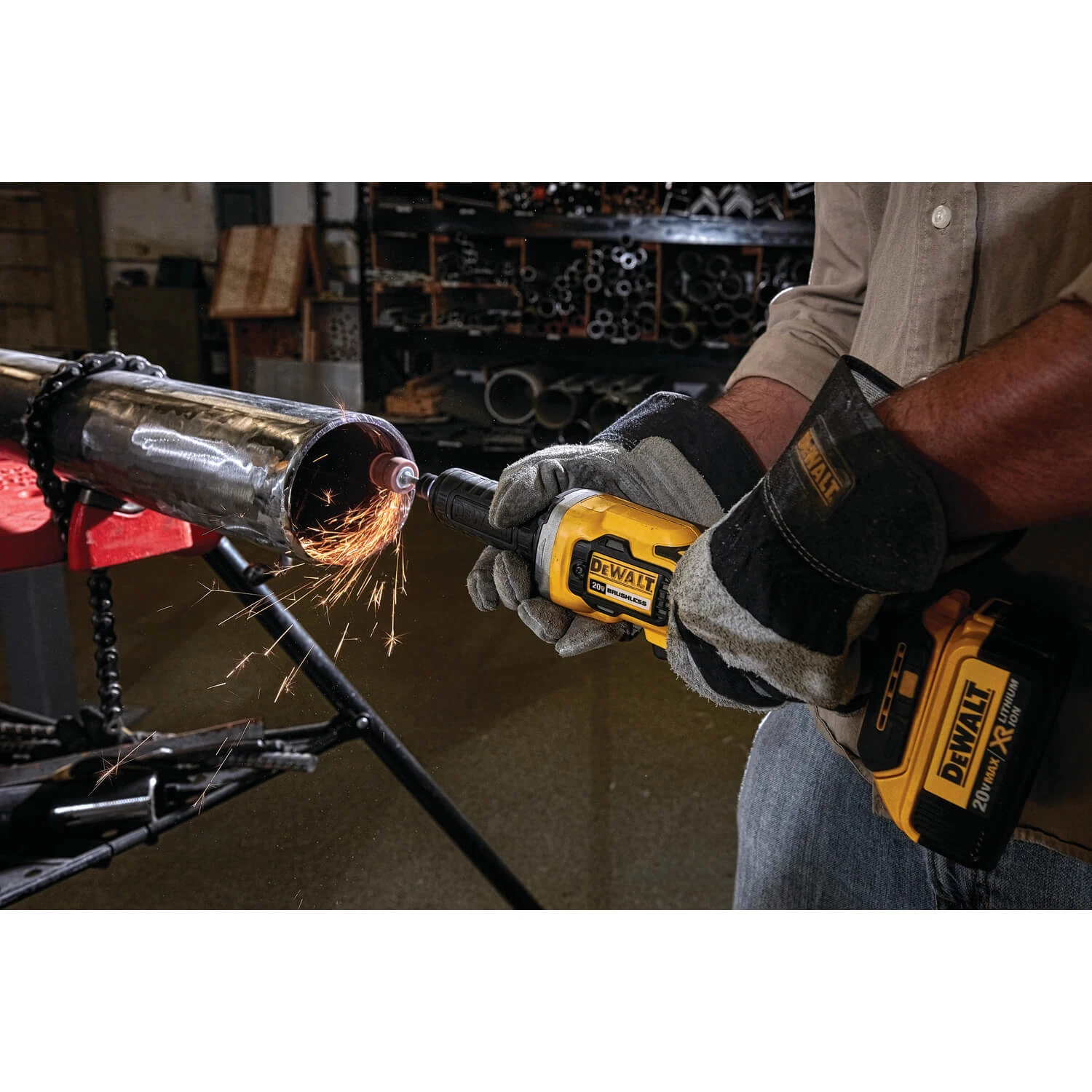 POWER TOOLS Dewalt DCG426M2 - 20V MAX XR VS Die Grinder Kit 4 POWER TOOLS Dewalt DCG426M2 - 20V MAX XR VS Die Grinder Kit