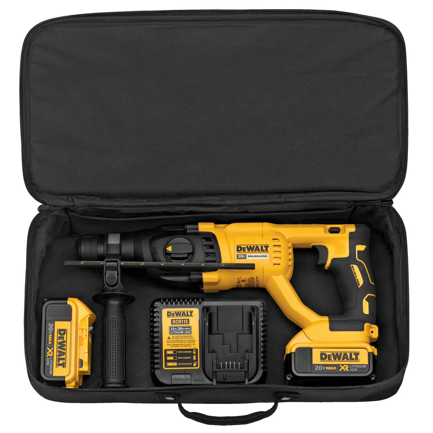 Dewalt DCH133M2 - 1" BL D-Handle SDS Plus Hammer Kit 5 Dewalt DCH133M2 - 1" BL D-Handle SDS Plus Hammer Kit