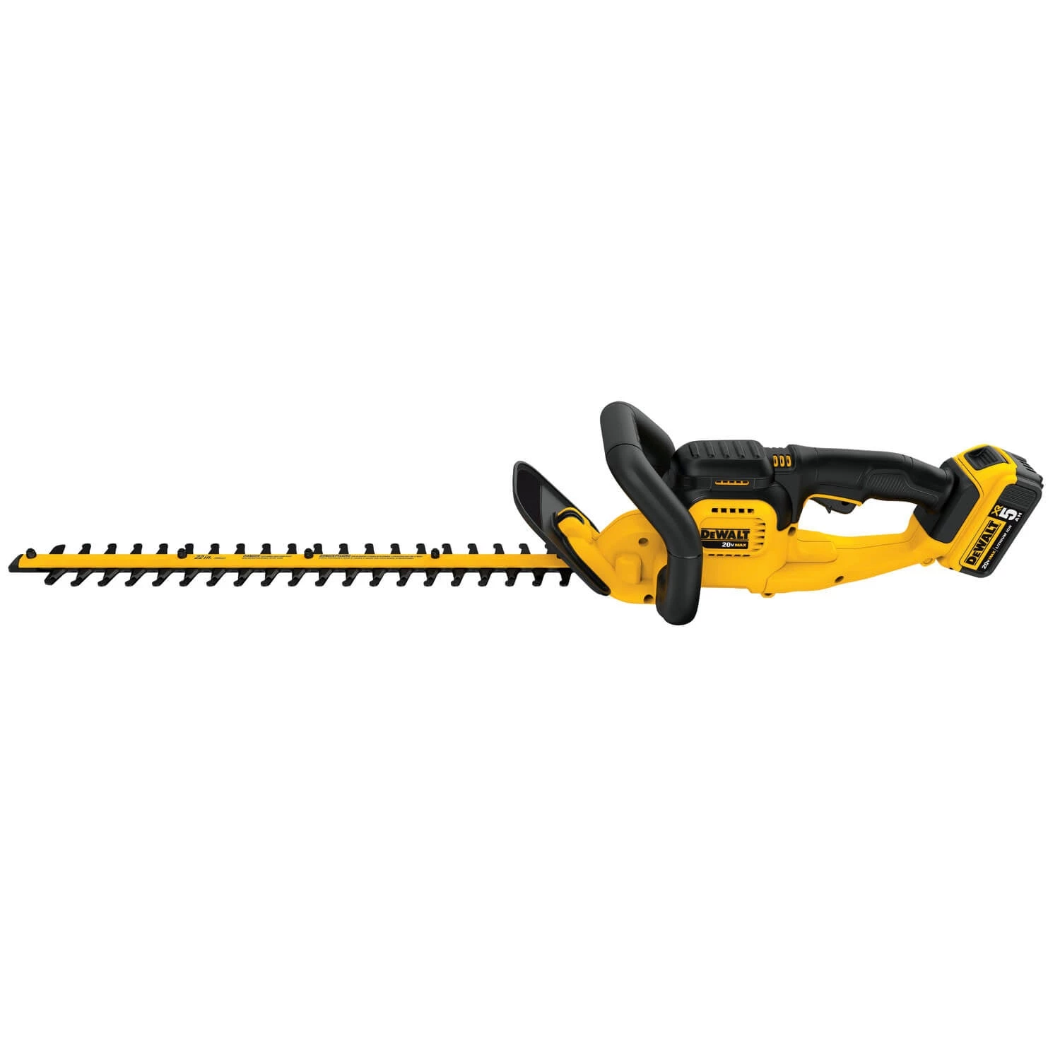 DEWALT DCHT820P1 20 V Max Hedge Trimmer With 5AH Pack OUTDOOR TOOLS 4 DEWALT DCHT820P1 20 V Max Hedge Trimmer With 5AH Pack OUTDOOR TOOLS