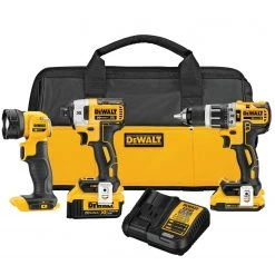 DEWALT DCK387D1M1 20V MAX XR Compact 3-Tool Combo Kit POWER TOOLS