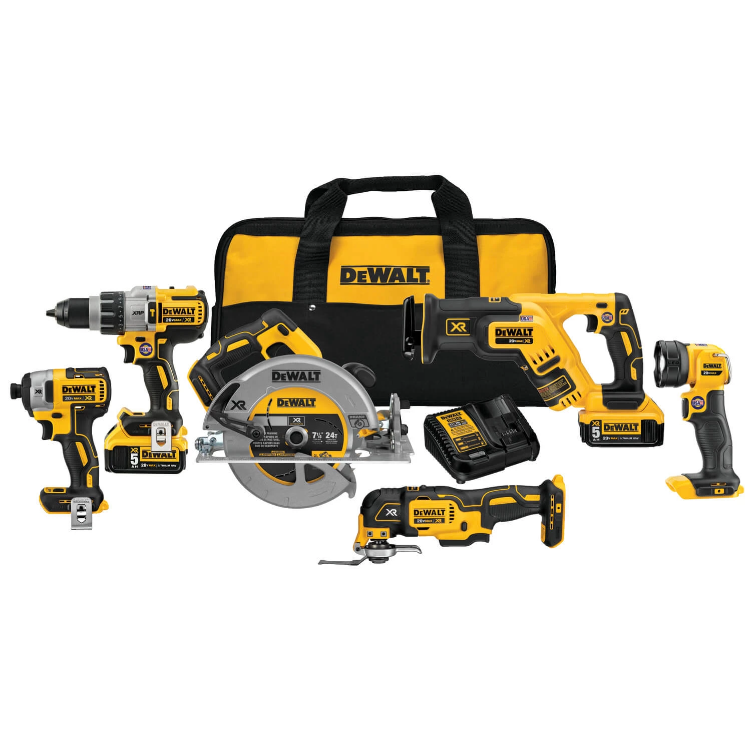 Dewalt DCK694P2- 20 V MAX* XR LI-ION 6 TOOL COMBO KIT POWER TOOLS 3 Dewalt DCK694P2- 20 V MAX* XR LI-ION 6 TOOL COMBO KIT POWER TOOLS