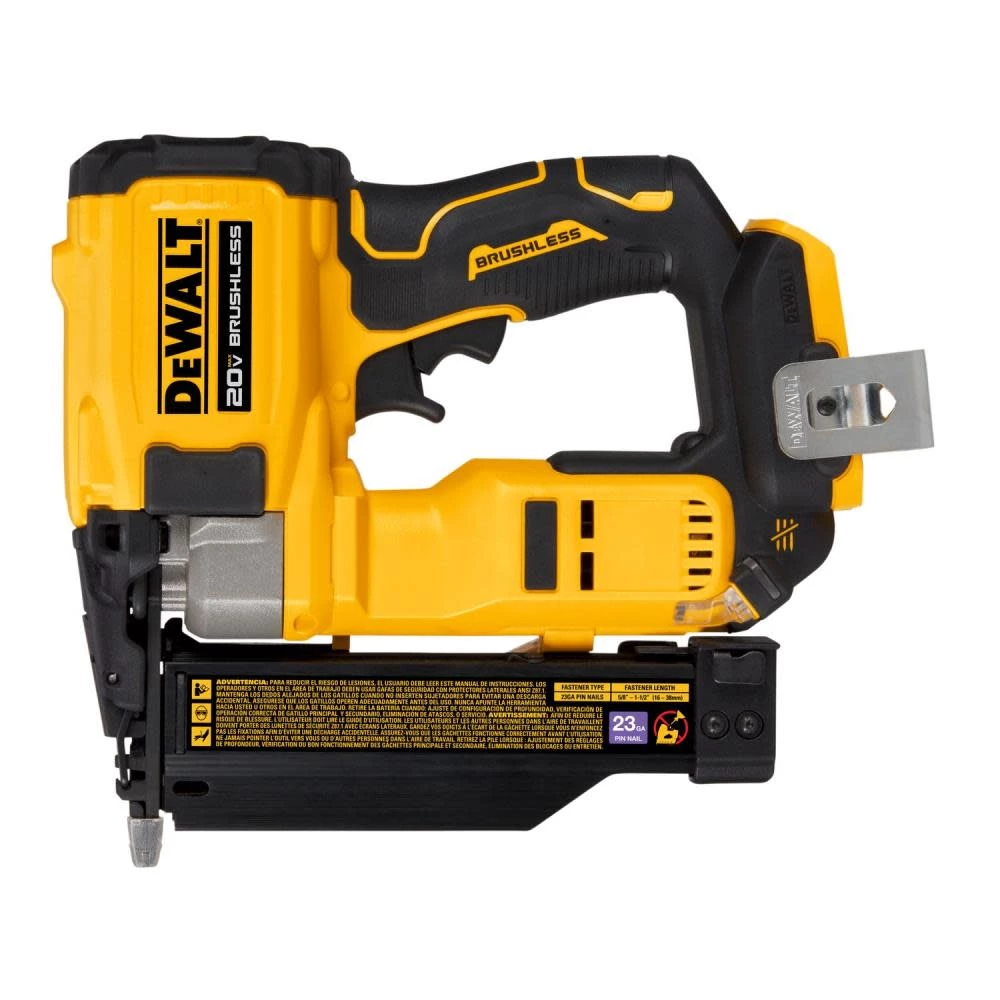 DeWalt DCN623B - 20V MAX XR, 23 GAUGE PIN NAILER - TOOL ONLY SALE 3 DeWalt DCN623B - 20V MAX XR, 23 GAUGE PIN NAILER - TOOL ONLY SALE