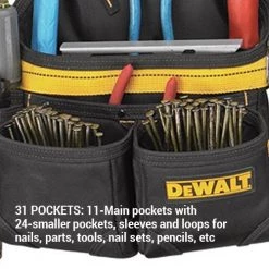 KUNYS SALE DeWALT DG5650 - 31 Pocket Professional Carpenter's Apron