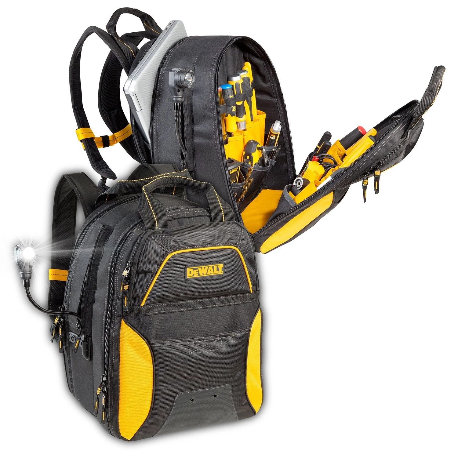 KUNYS WHAT'S NEW DeWalt DGCL33 - 33 Pocket Backpack With Light 19 KUNYS WHAT'S NEW DeWalt DGCL33 - 33 Pocket Backpack With Light
