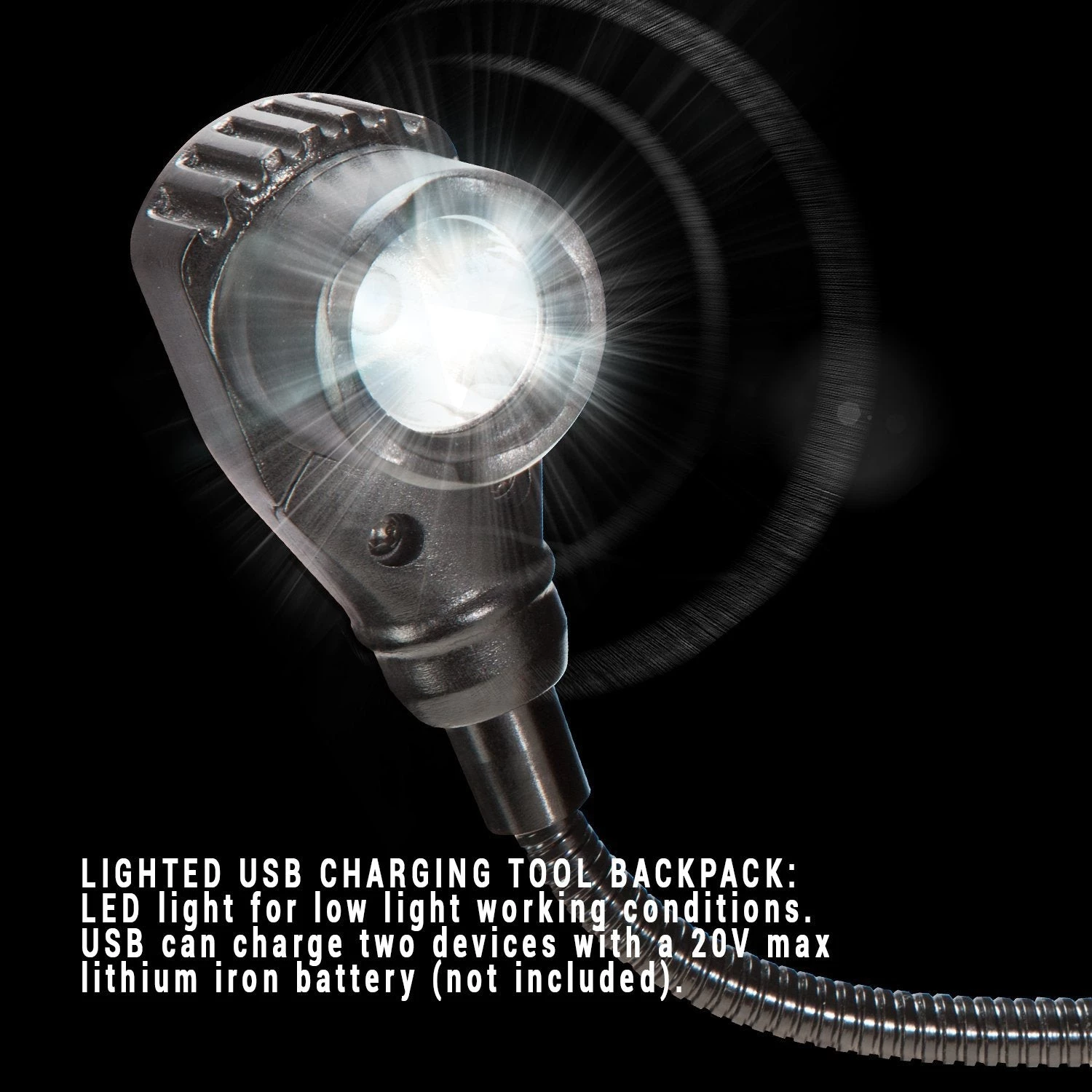 KUNYS WHAT'S NEW DeWalt DGCL33 - 33 Pocket Backpack With Light 16 KUNYS WHAT'S NEW DeWalt DGCL33 - 33 Pocket Backpack With Light