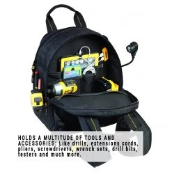 KUNYS WHAT'S NEW DeWalt DGCL33 - 33 Pocket Backpack With Light 39 KUNYS WHAT'S NEW DeWalt DGCL33 - 33 Pocket Backpack With Light