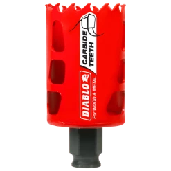 DIABLO DHS1750CT - 1‑3/4" Carbide‑Tipped Wood & Metal Holesaw