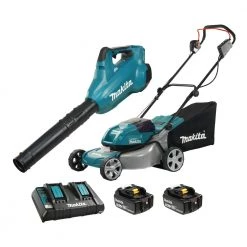 Makita DLM460CM2 - 18VX2 LXT (4AH) BL 18" LAWN MOWER KIT - W/ DUB362Z BLOWER SALE