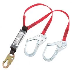 DYNAMIC SAFETY Dynamic FP7361446 Steel Lanyard - 1" Strap Width