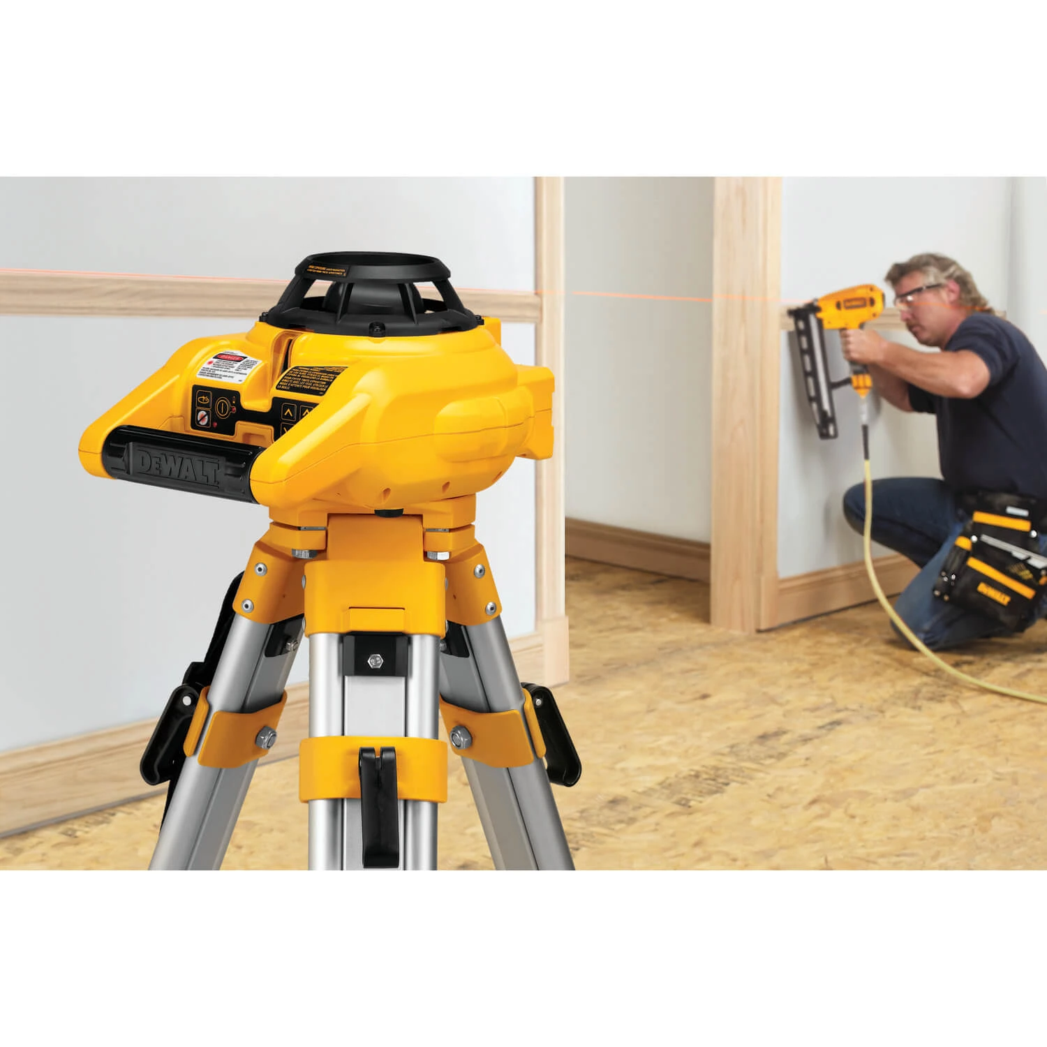 DEWALT DW074KD Rotary Laser Kit With Laser Detector SALE 15 DEWALT DW074KD Rotary Laser Kit With Laser Detector SALE