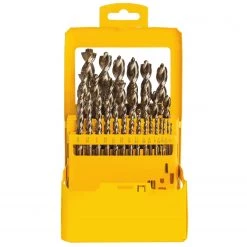 DEWALT DW1969 29 Piece Pilot Point Twist Drill Bit Assortment With Metal Index ACCESSORIES