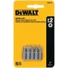 DEWALT DW2105 #2 Drywall Bit Tip (5-Pack)