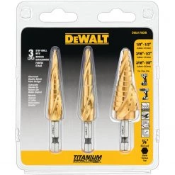 WHAT'S NEW DEWALT DWA1790IR - 3-PC. IMPACT READY® STEP DRILL BIT SET