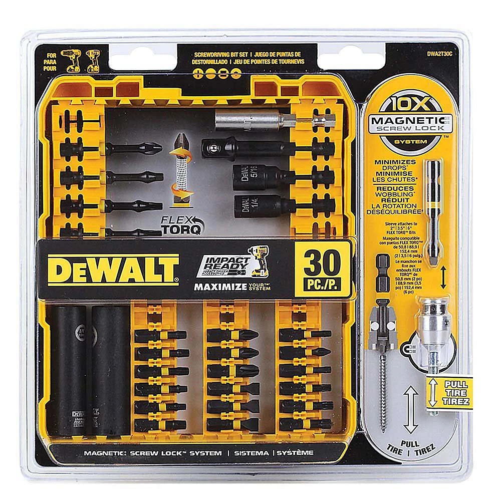 Dewalt DWA2T30C FLEXTORQ® IMPACT READY® SCREWDRIVING BIT SETS WITH TOUGHCASE®+ SYSTEM ACCESSORIES 3 Dewalt DWA2T30C FLEXTORQ® IMPACT READY® SCREWDRIVING BIT SETS WITH TOUGHCASE®+ SYSTEM ACCESSORIES