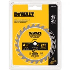 DEWALT DWA412TCT 4-1/2 IN CIRCULAR SAW BLADE CUTTING ACCESSORIES