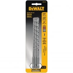 ACCESSORIES Dewalt DWA5103 3PC IMPACT RDY MASONRY BIT SET