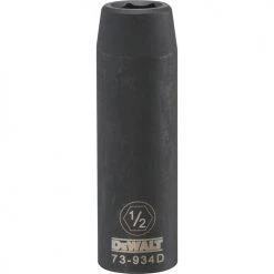 DRIVING AND FASTENING ACCESSORIES Dewalt DWMT73934OSP - 1/2 DRIVE DEEP IMPACT SOCKET - 6 POINT-1/2''