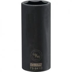 DRIVING AND FASTENING ACCESSORIES Dewalt DWMT73941OSP - 1/2 DRIVE DEEP IMPACT SOCKET - 6 POINT-15/16''