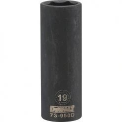 Dewalt DWMT73950OSP - 1/2 DRIVE DEEP IMPACT SOCKET - 6 POINT-19MM