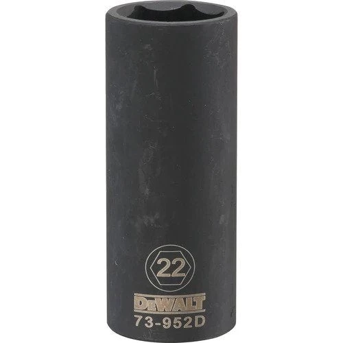 DRIVING AND FASTENING ACCESSORIES Dewalt DWMT73952OSP - 1/2 DRIVE DEEP IMPACT SOCKET - 6 POINT-22MM 3 DRIVING AND FASTENING ACCESSORIES Dewalt DWMT73952OSP - 1/2 DRIVE DEEP IMPACT SOCKET - 6 POINT-22MM