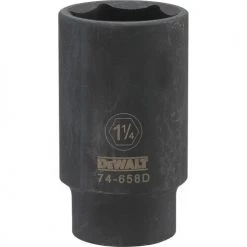 Dewalt DWMT74658OSP - 1/2 DRIVE DEEP IMPACT SOCKET - 6 POINT-1-1/4" DRIVING AND FASTENING ACCESSORIES