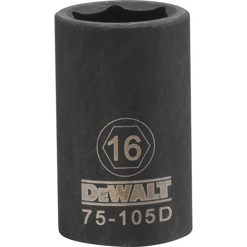 Dewalt DWMT75105OSP - 1/2 DRIVE IMPACT SOCKET - 6 POINT-16MM DRIVING AND FASTENING ACCESSORIES 3 Dewalt DWMT75105OSP - 1/2 DRIVE IMPACT SOCKET - 6 POINT-16MM DRIVING AND FASTENING ACCESSORIES