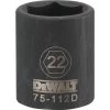 Dewalt DWMT75112OSP - 1/2 DRIVE IMPACT SOCKET - 6 POINT-22MM DRIVING AND FASTENING ACCESSORIES