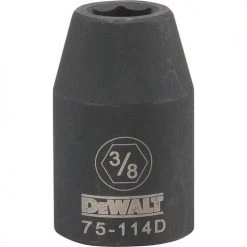 Dewalt DWMT75114OSP - 1/2 DRIVE IMPACT SOCKET - 6 POINT-3/8"