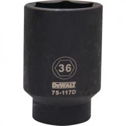 DRIVING AND FASTENING ACCESSORIES Dewalt DWMT75117OSP - 1/2 DRIVE DEEP IMPACT SOCKET - 6 POINT-36MM