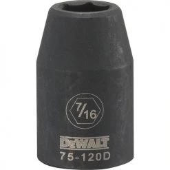 DRIVING AND FASTENING ACCESSORIES Dewalt DWMT75120OSP - 1/2 DRIVE IMPACT SOCKET - 6 POINT-7/16"