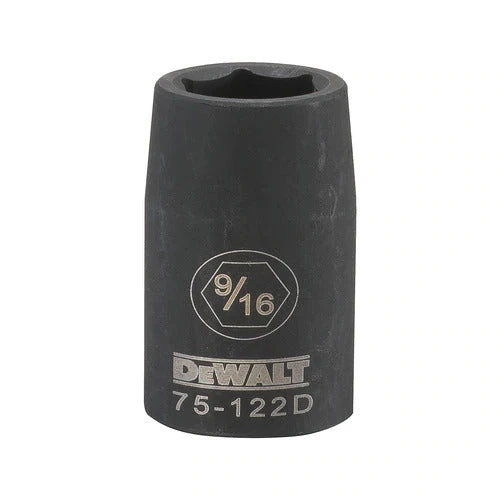 DRIVING AND FASTENING ACCESSORIES Dewalt DWMT75122OSP - 1/2 DRIVE IMPACT SOCKET - 6 POINT-9/16" 3 DRIVING AND FASTENING ACCESSORIES Dewalt DWMT75122OSP - 1/2 DRIVE IMPACT SOCKET - 6 POINT-9/16"