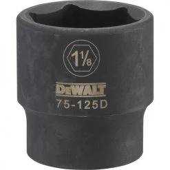 DRIVING AND FASTENING ACCESSORIES Dewalt DWMT75125OSP - 1/2 DRIVE IMPACT SOCKET - 6 POINT-1-1/8"
