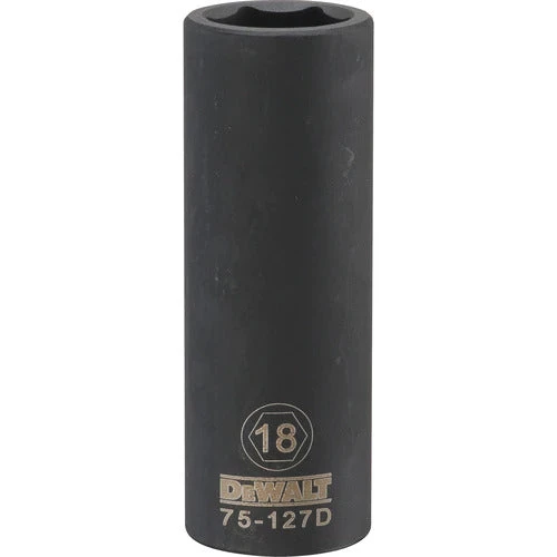 DRIVING AND FASTENING ACCESSORIES Dewalt DWMT75127OSP - 1/2 DRIVE DEEP IMPACT SOCKET - 6 POINT-18MM 3 DRIVING AND FASTENING ACCESSORIES Dewalt DWMT75127OSP - 1/2 DRIVE DEEP IMPACT SOCKET - 6 POINT-18MM