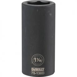 Dewalt DWMT75130OSP -3/4 DRIVE DEEP IMPACT SOCKET - 6 POINT-1-1/16" DRIVING AND FASTENING ACCESSORIES