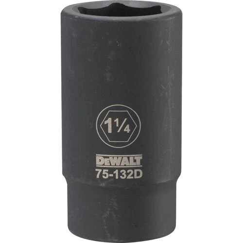 DeWalt DWMT75132OSP - DWMT 3/4'' DRIVE DEEP IMPACT SOCKET 1-1/4IN SAE DRIVING AND FASTENING ACCESSORIES 3 DeWalt DWMT75132OSP - DWMT 3/4'' DRIVE DEEP IMPACT SOCKET 1-1/4IN SAE DRIVING AND FASTENING ACCESSORIES