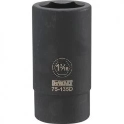 Dewalt DWMT75135OSP - 3/4 DRIVE DEEP IMPACT SOCKET - 6 POINT-1-3/16"